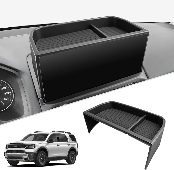 SKTU for 2026 Honda Passport Dashboard Organizer for 2026+ Honda Passport Behind Screen Organizer 2026 Passport ABS Materials Tray Honda Passport 2026 Accessories 2026 Passport Console Tray Durable