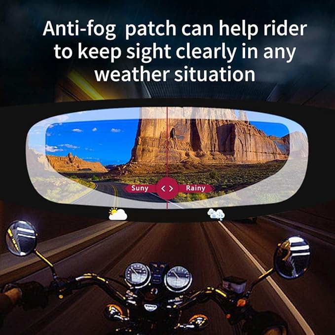 VCOROS Anti-Fog Visor Insert for HJ-31 Helmet Shield for HJ- I10 / I70 Helmets Shield Anti-Fog Insert (Anti-Fog Film)