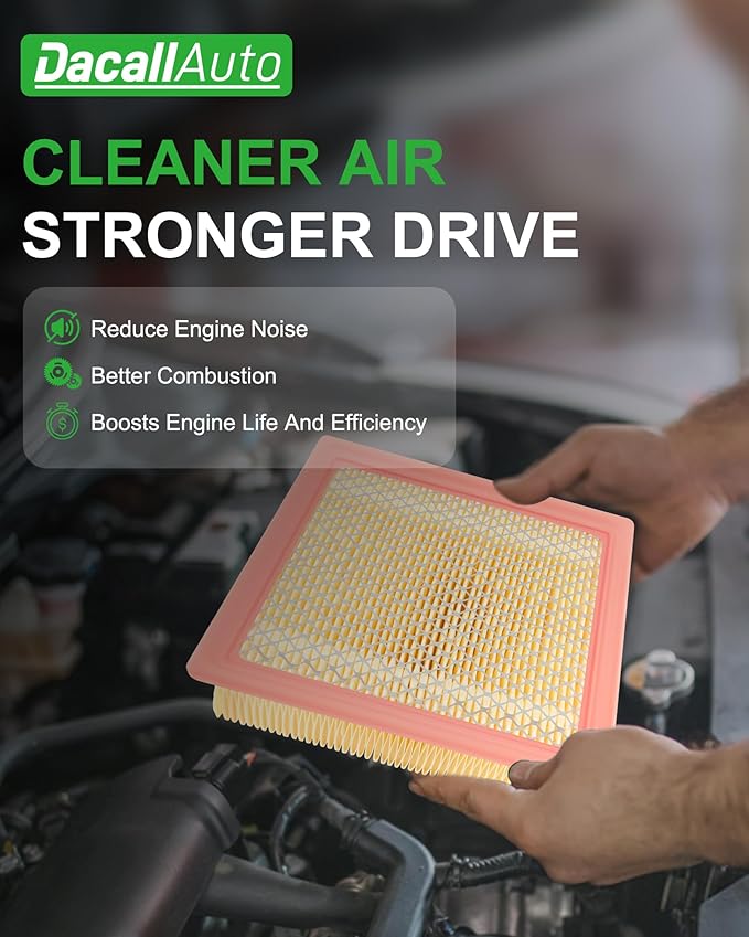 Activated Carbon Cabin & Engine Air Filter Set fit for Ram 6.4/6.7L 2500 3500 4500 5500, Replace Part NO. 53034051AB 68406048AA
