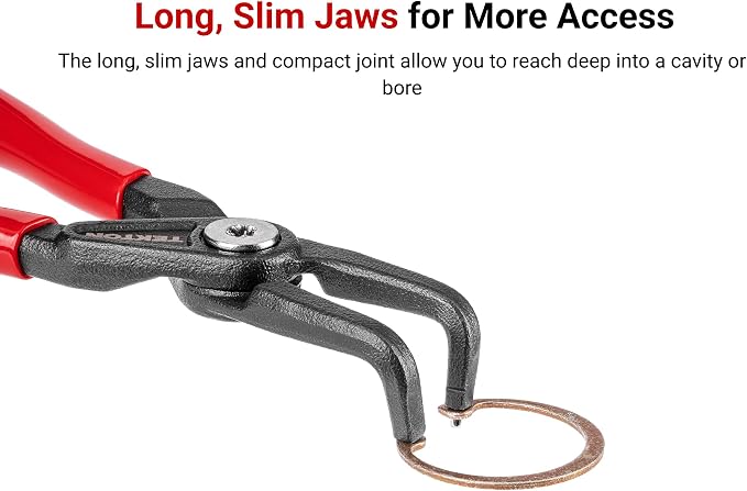 TEKTON 5 Inch 90-Degree Retaining Ring Pliers Set, 2-Piece | PRR90009