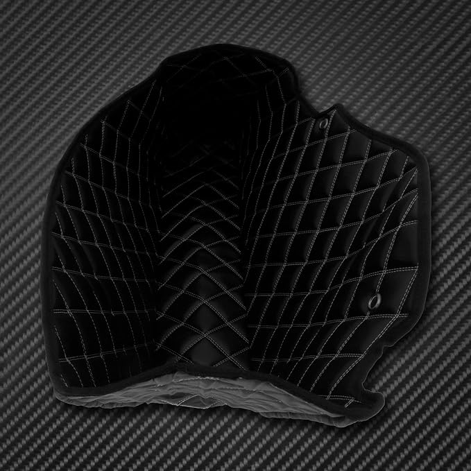 Saddlebag Liners Fit for Harley Touring 2014-2023 | White Stitching, Drop-In, Non-Stretched Design, Fit for 2014-2023 Road King, Road Glide, Street Glide & Electra Glide