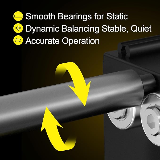 Motorcycle Wheel Balance Stand, Heavy-Duty Single-Axle Wheel Balancing Tool for Static & Dynamic Tire Alignment, Balancer for Sport and Dirt Bike Wheels (Single-Axle Standard)