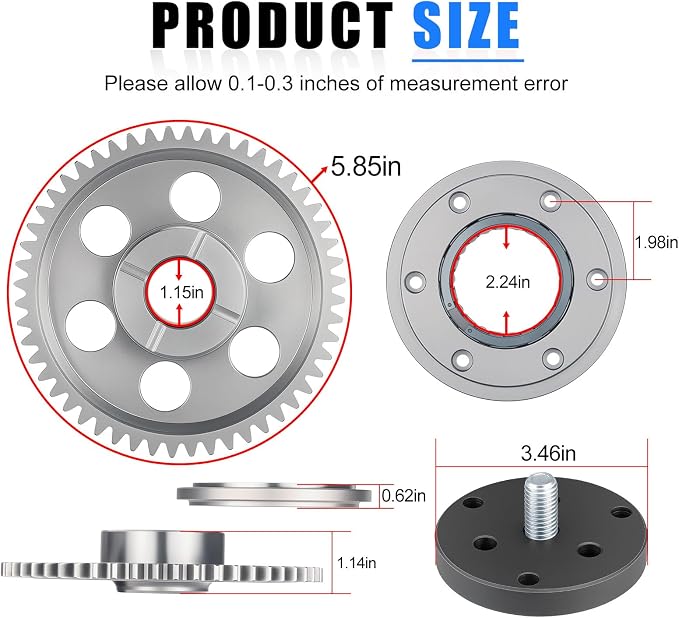 Starter Clutch Gear One Way Bearing Kit & Tool for Yamaha YFM660R Raptor 660R 2004 2005