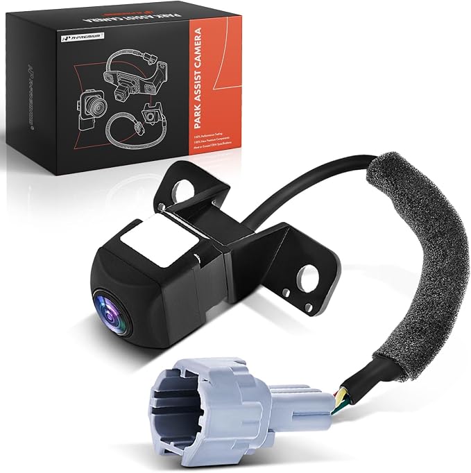 A-Premium Rear View Backup Camera Compatible with Hyundai | Parking Camera for 2012-2015 Santa Fe, 2013-2018 Santa Fe Sport, 2013-2015 Santa Fe XL - Replace# 957602W150
