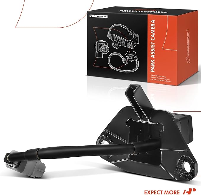 A-Premium Park Assist Camera Rear View Backup Reverse Camera Compatible with Select Toyota Models - 2010 2011 2012 2013 Highlander - Replace# 8679048130