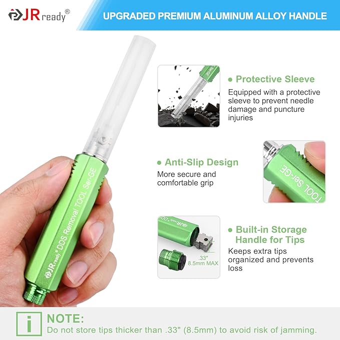 JRready DDS Metal Storage Handle Pin Removal Tool Kit for Weather Pack Metri-Pack Connectors + ST6380-030 Weather Pack Terminal Kit Pins & Sockets 12124582/12124580 14-18AWG F-Crimp Contacts
