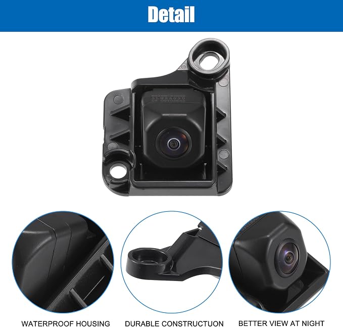 ACROPIX Car Rear View Back Up Camera Wide Angle Park Assist Reverse Camera Fit for Toyota Tundra 2009 2010 2012 2013 No.8679034030 - Pack of 1