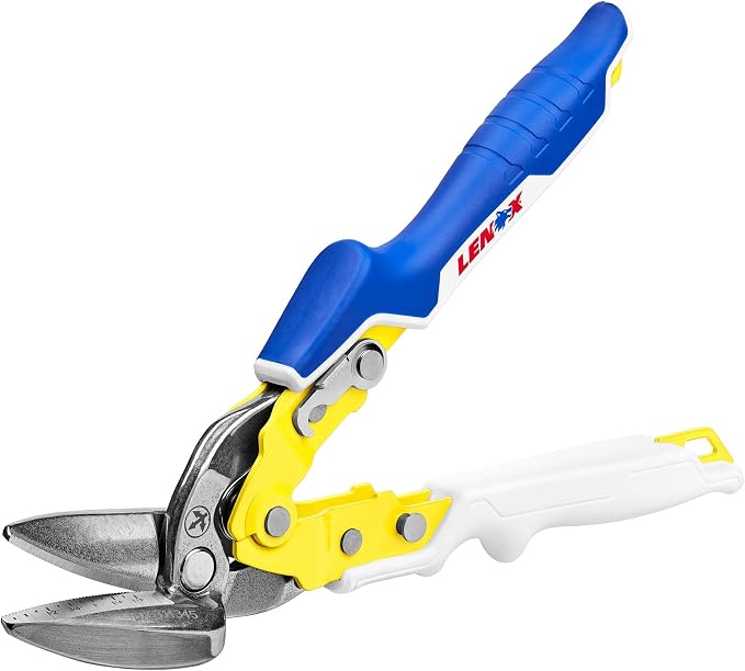 LENOX TOOLS Pliers, Offset Straight Avitation Snips, With Durable Grip (LXHT14345)