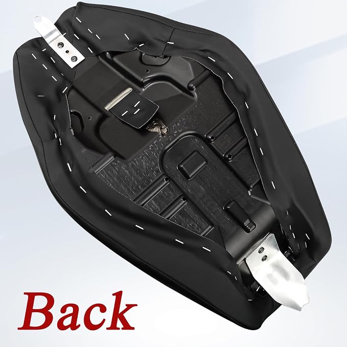 Front Driver Rider Solo Seat for Harley Sportster Iron 883 1200 XL883 XL1200NS Forty-Eight XL1200X 2010-2022,White