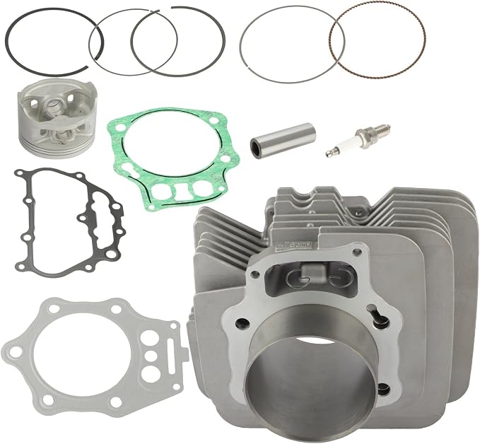 ECCPP Cylinder Piston Ring Gasket 2005-2011 for Honda for TRX500 Compatible fit for Cylinder Piston Gasket Top End Kit 12100-HP0-A00