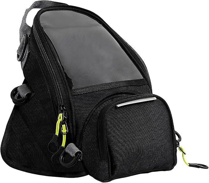 Motorcycle Tank Bag for Suzuki Gsxr 600 750 2006-2016, Magnetic Petrol Tank Bag with Waterproof Touch Screen Phone Pouch, Oxford Cloth Motorcbike Gas Oil Pouch