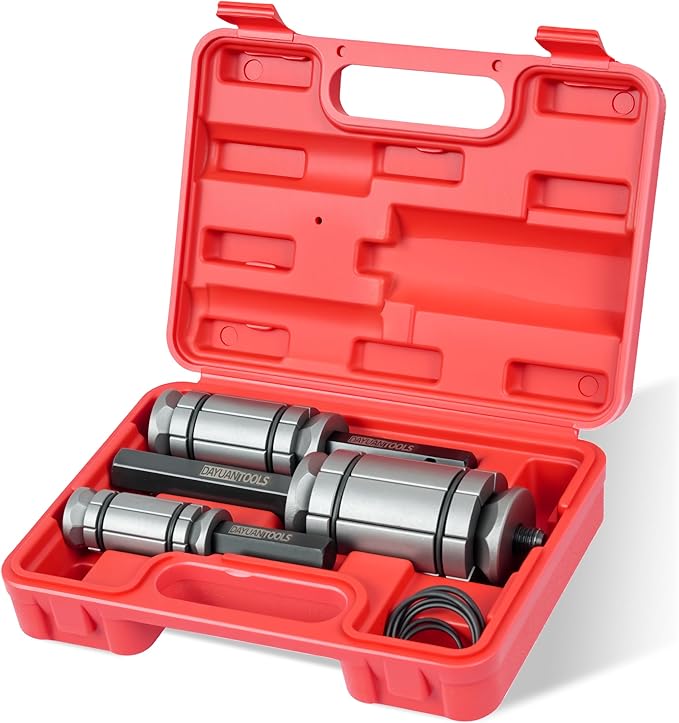 DAYUAN 3 Pcs 1-1/8'' to 3-1/2'' Exhaust Pipe Expander Tool Set, Tail Pipe Spreader Kit Compatible with Most Vehicles and Trucks