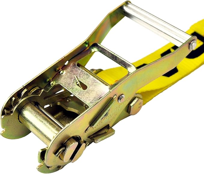 Vulcan Classic Yellow Series 2'' Complete Axle Tie Down System