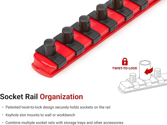 TEKTON 3/8 Inch Drive 12-Point Socket Set, 24-Piece | SHD91216