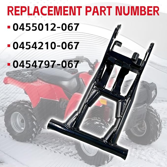 0455012-067 Swing Arm Fit for 2009-2016 Polaris Sportsman 90, 2016-2023 Polaris Sportsman 110, 2011-2016 Outlaw 90, 2016-2023 Outlaw 110 Replace # 0454210-067 0454797-067 (Steel Black)