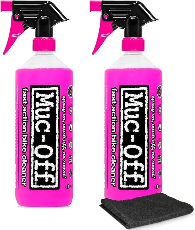 Muc-Off Nano Tech Bike Cleaner 1L | Biodegradable Formula, Safe on Carbon Fibre and All Surfaces | Breaks Down Dirt on a Molecular Level