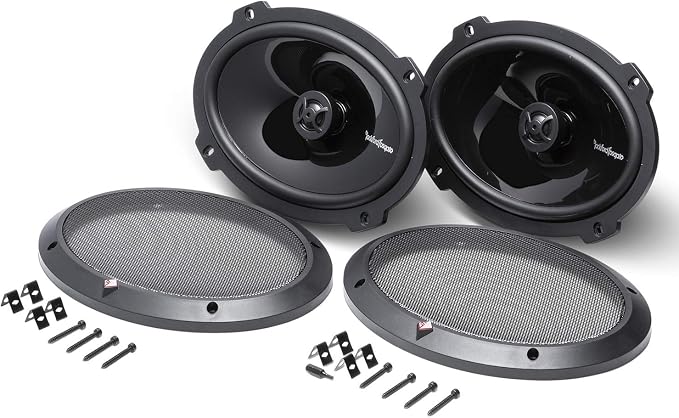 Rockford Fosgate P1692 Punch 6"x9" 2-Way Coaxial Full Range Speakers - Black (Pair)