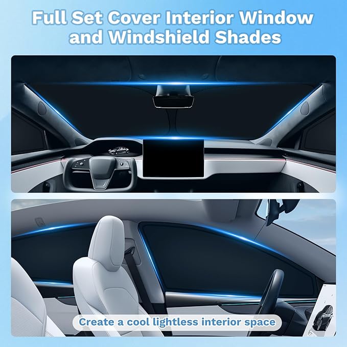KUST Car Window Shades for Subaru Crosstrek 2024-2025 2026 Windshield Sun Shade Side Window Cover UV Block Privacy Protection Crosstrek Accessories for Camping Blackout Rear Back Full Set 8PCS