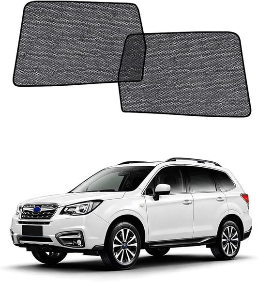 Car Window Shades for Subaru Forester(2014-2018), 2-Pack Rear Window Sun Shades for Baby – Breathable Mesh, UV & Heat Blocker, Privacy Protection for Camping, Travel, Sleep & Nursing