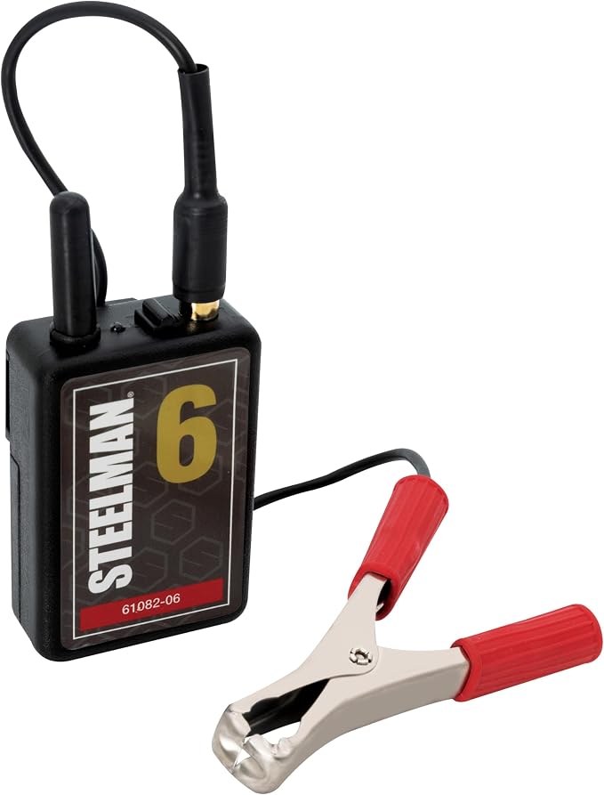 STEELMAN 61082-06 Wireless ChassisEAR Transmitter #6 with Piezoelectric Clamp Microphone