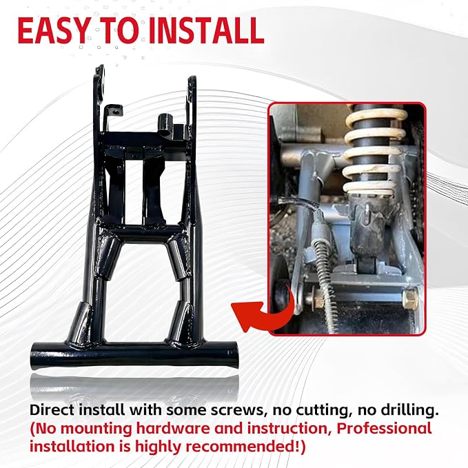 0455012-067 Swing Arm Fit for 2009-2016 Polaris Sportsman 90, 2016-2023 Polaris Sportsman 110, 2011-2016 Outlaw 90, 2016-2023 Outlaw 110 Replace # 0454210-067 0454797-067 (Steel Black)