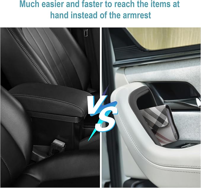 CDEFG for 2024 2025 2026 Mazda CX-90 CX-70 Center Console Organizer, for 2024-2026 Mazda CX90 CX70 Door Handle Pockets Storage Box 2025 CX90 CX70 Hybrid Accessories