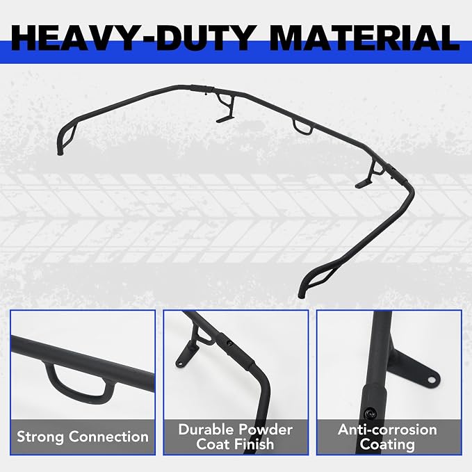 HAKA TOUGH Rear Rack Extender for Polaris Sportsman 570 Accessories 2021-2025, Replace OEM #2884841,Rear Rack Extender Storage Protect for Sportsman 570 450 H.O. 2021 2022 2023 2024 2025