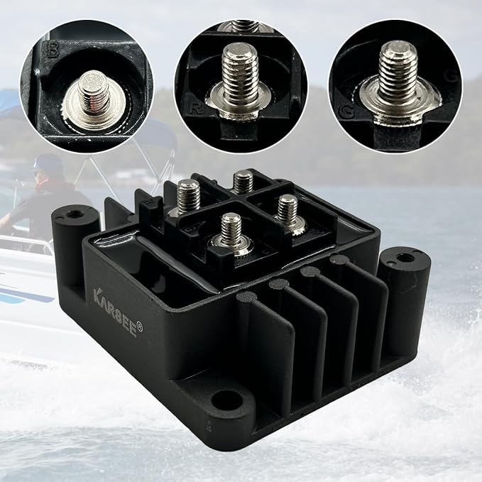 KARSEE Voltage Regulator Rectifier 6G5-81960-A0-00 Compatible with Yamaha ETL ETX Excel L Prov V6 Special 75HP 85HP 90HP 115HP 130HP 150HP 175HP 200HP 1986-1999 688-81960-60-00 688-81960-61-00