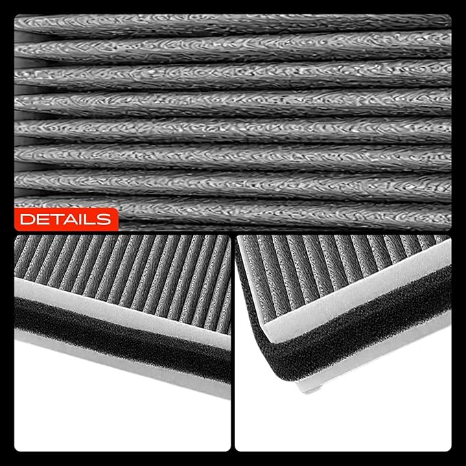 A-Premium 2-PC Cabin Air Filter with Activated Carbon Compatible with Land Rover Range Rover 2003-2013 & BMW X5 2000-2006, Replace# 64318409043