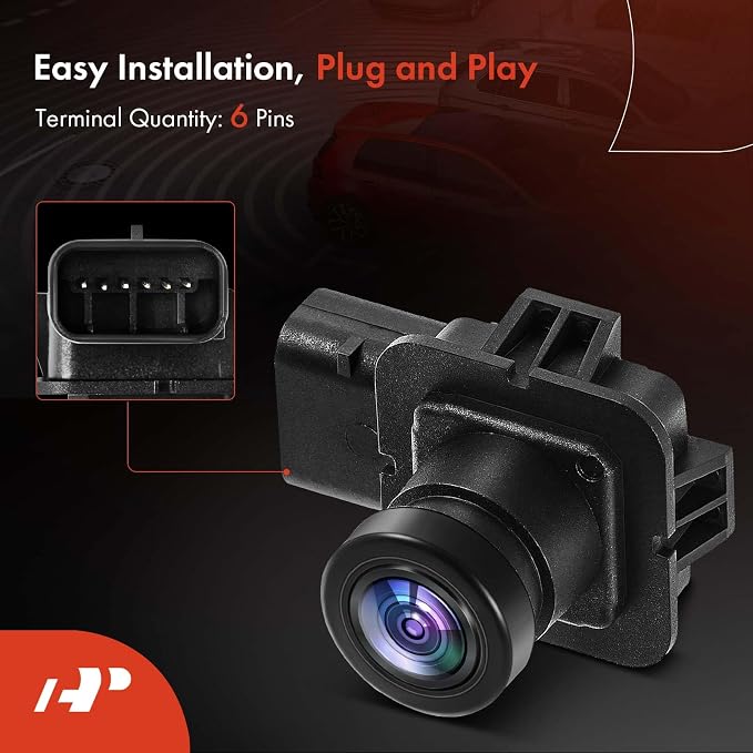 A-Premium Rear View Backup Camera Compatible with Ford | Parking Camera for 2018-2019 Transit-150/Transit-250/Transit-350/Transit-350 HD - Replace# JK4Z-19G490-G