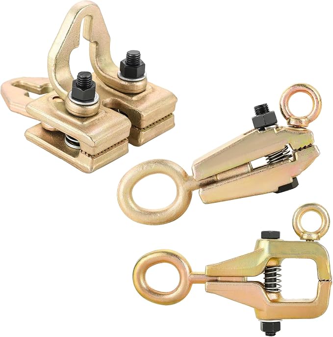Professional 5 Ton 2-Way Auto Body Repair Clamp Kit 3PCS