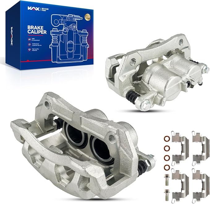 KAX Disc Brake Caliper Assembly Fit for CR-V 2012-2016 2.4L, CR-V 2007-2011, Odyssey 2005-2010, RDX 2007-2012, Crosstour 2012-2015, Accord Crosstour 2010-2011, Front Side