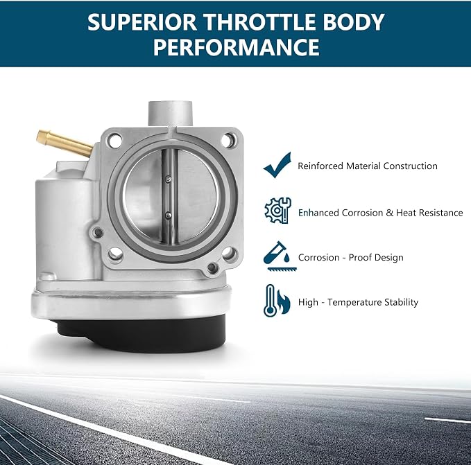 Electronic Throttle Body Assembly for Mini Cooper 2002-2008 1.6L L4 Only fit for SOHC Naturally Aspirated Engine Base Models – OEM Replacement Part # S20079 TB1147 13547509043
