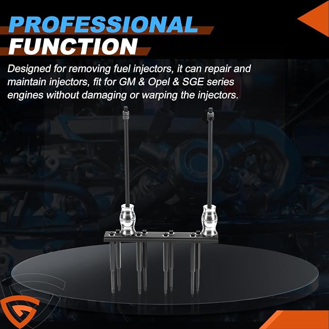 Fuel Injector Removal Tool EN-51146 GM-51146 Fuel Injector Rail Assembly Replacer Master Tool Kit Fit For GM Opel/Fit For Buick/Vauxhall/MG 1.0L 1.4L 1.5T 1.6L Engines, EN-51146-100 EN-51146-150