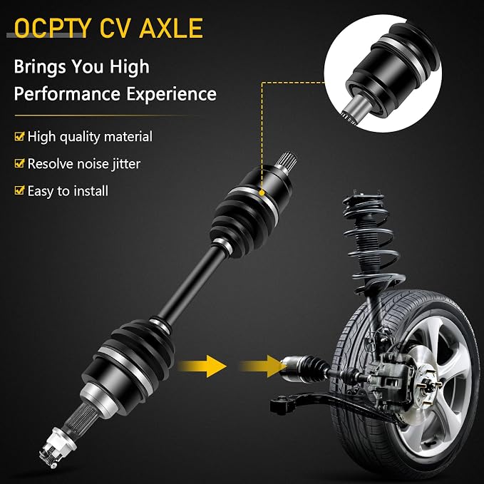 OCPTY CV Axle Shaft Assembly Replacement for 2007-2009 for Honda Rancher 420 Front Left Right 44220-HP5-601 2007 2008 2009