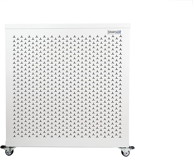 Smart Air (aka Smart Health) Blast Mini Mk II Air Purifier for Large Rooms up to 3075 sq ft, 36-49 dBA, CARB Certified, True H13 HEPA & Activated Carbon Filters for Dust, Allergens, Pet Hair & Smoke