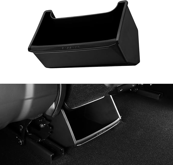 BASENOR 2024-2026 Tesla Model 3 Highland Sunglasses Holder and Rear Center Console Organizer