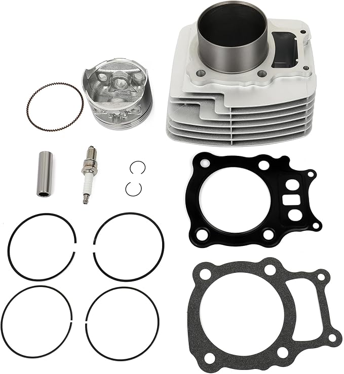 SCITOO Cylinder Head Piston Gasket Top End Rebuild Kit for Honda for Rancher 350 TRX350FE 4x4 ES 2000-2006, for Honda for Rancher 350 TRX350TM 2x4 2004-2006 78.5mm 329cc 12100-HN5-670 13101-HN5-670