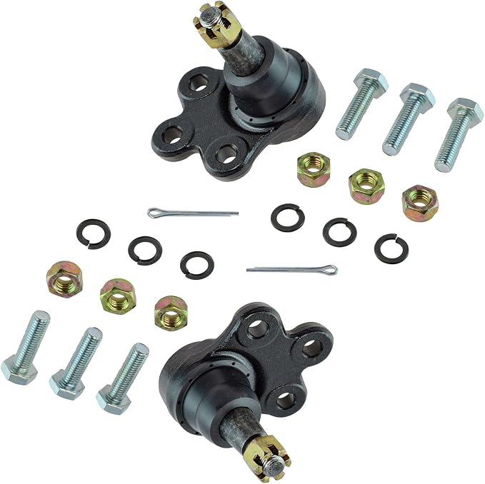 TRQ Front Lower Driver and Passenger Side Ball Joint Set Compatible with 2010-2017 Chevrolet Equinox 2010-2017 GMC Terrain