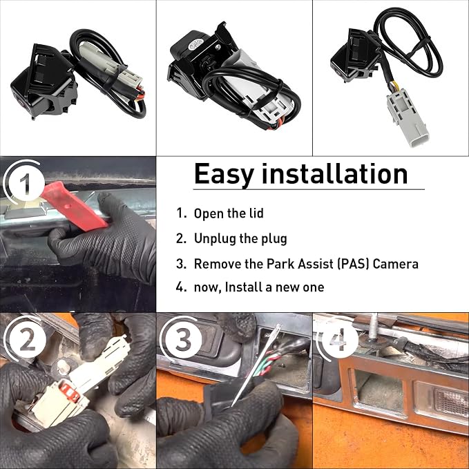 22885399 Park Assist PAS Camera | Compatible with GMC Yukon 2009-2010, Compatible with Acadia 2009-2016, Compatible with Acadia Limited 2017