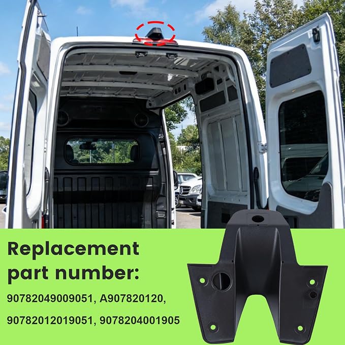 Backup Camera Housing A907820120 Compatible with 2018-2024 Mercedes-Benz Sprinter Freightliner Sprinter 1500 2500 3500 Rear Camera Housing Replaces 90782012019051