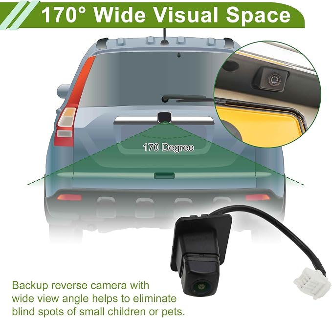 Car Park Assist Camera Rear View Backup Reverse Camera for Subaru Crosstrek 2018-2023 No.86267FL000 1 Pcs