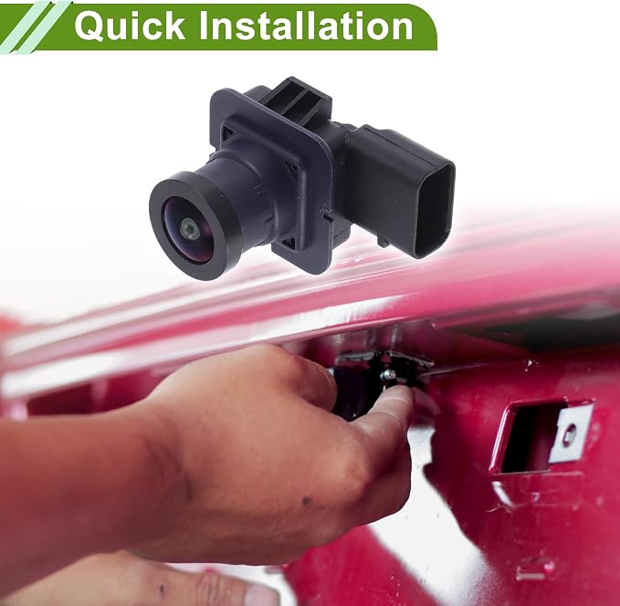 No.ES7T-19G490-AE/HS7T-19G490-AE Rear View Camera for Ford Fusion 2017-2020 License Plate Park Assist Camera Backup Reverse Camera