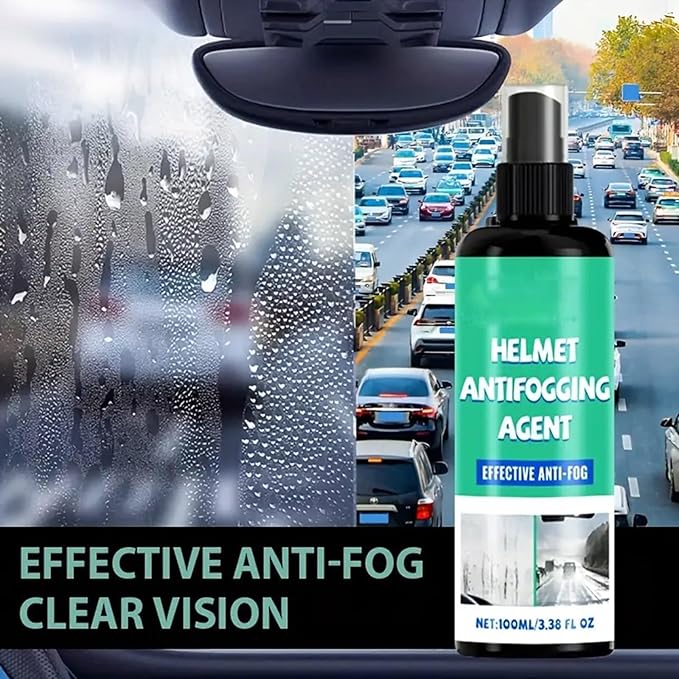 100ml Anti Fog Cleaner Sprays for Motorcycle Visors Prevents Buildup and Scratches Ensuring Clear
