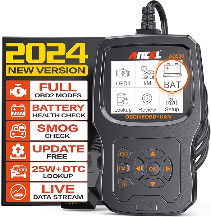 ANCEL AD310 AD530 OBD2 Scanner Bluetooth, Code Readers for Car Check Engine Light Automotive Scanner