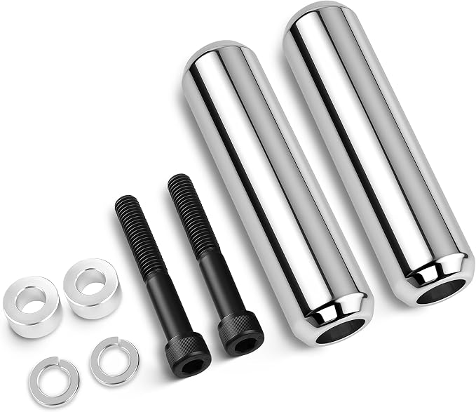 6.5" AL Frame Sliders Motorcycle Falling Crash Protector Guards Fit for Sportster XL883 XL1200 2004-2022(Smooth Style)
