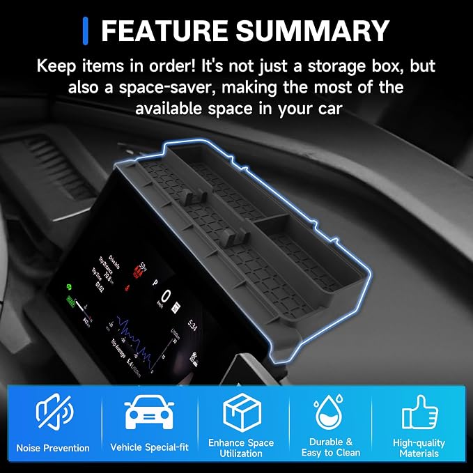 SXCY for 2026 Toyota RAV4 Dashboard Organizer Tray for 2026 Toyota RAV4 Accessories Dashboard Multifunctional Storage Mobile Phone Holder Silicone Console Tray 2026 RAV4 Behind Dash Console Organizer | 2026 RAV4 Dashboard Multifunctional Storage