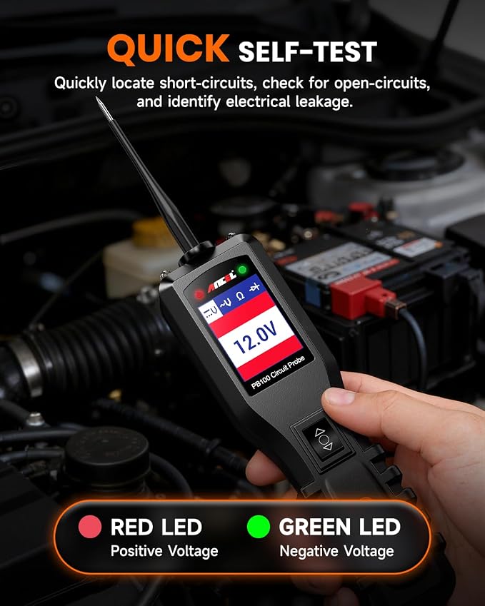 ANCEL AD310 OBD2 Scanner + ANCEL PB100 Automotive Power Circuit Probe
