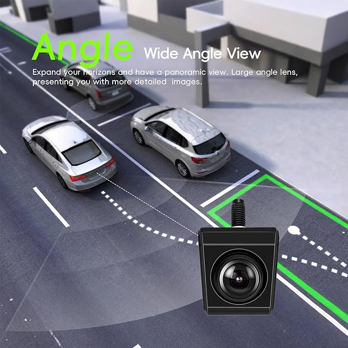 Backup Camera Car Rear View Camera for Car Truck 1080P IR Night Vision with Monitor 360° Adjustable Rear View Camera IP68 Waterproof, 4.3" Display for SUV