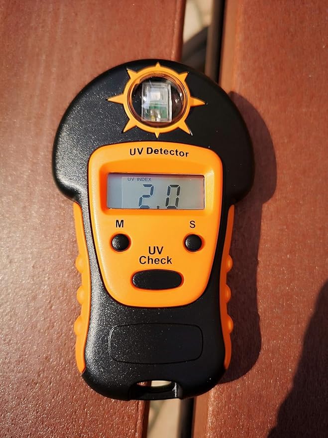 UV Detector for Measuring Sun Light UV Level - Portable Handheld Sun Light UV Detector (3A)
